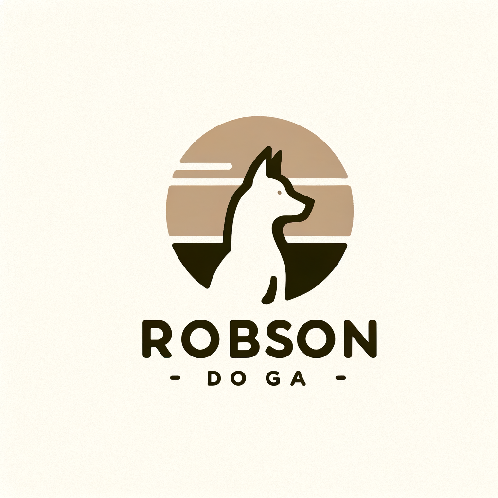 Logomarca ROBSON adestramento de cães